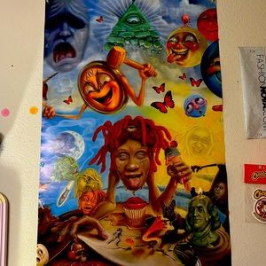 Trippy Red Poster🔥